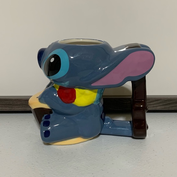 ZAK! Disney Lilo & Stitch Bongos Sculpted Ceramic Mug-15 Oz. - Picture 1 of 6